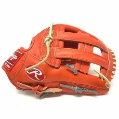 Rawlings Heart Of The Hide Red Orange 442 Camel Lace Baseball Glove 12.75 Inch Right Hand Throw -Baseball Gloves Sales Store 1 60905.1666037917