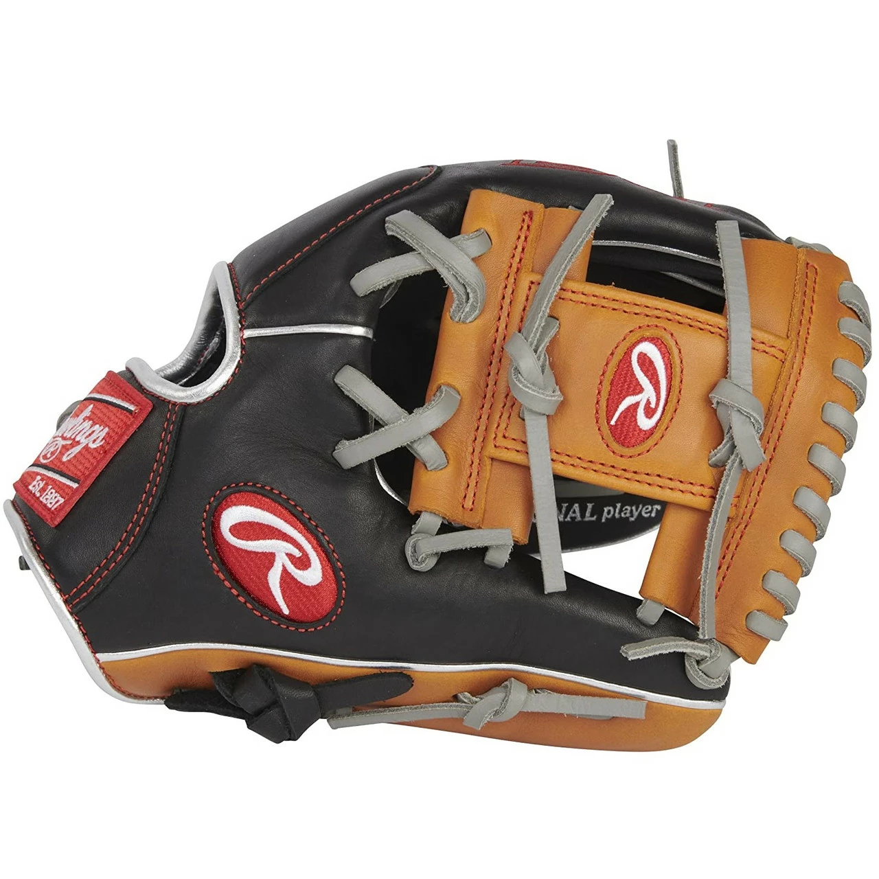 Rawlings R9 Contour Baseball Glove 11.25 Inch Pro I-Web Right Hand Throw 2 Rawlings R9 Contour Baseball Glove 11.25 Inch Pro I-Web Right Hand Throw - Image 2