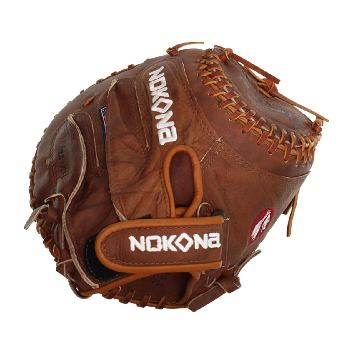 Nokona Walnut 32.5" Fastpitch Softball Catcher's Mitt 7 Nokona Walnut 32.5" Fastpitch Softball Catcher's Mitt - Image 7