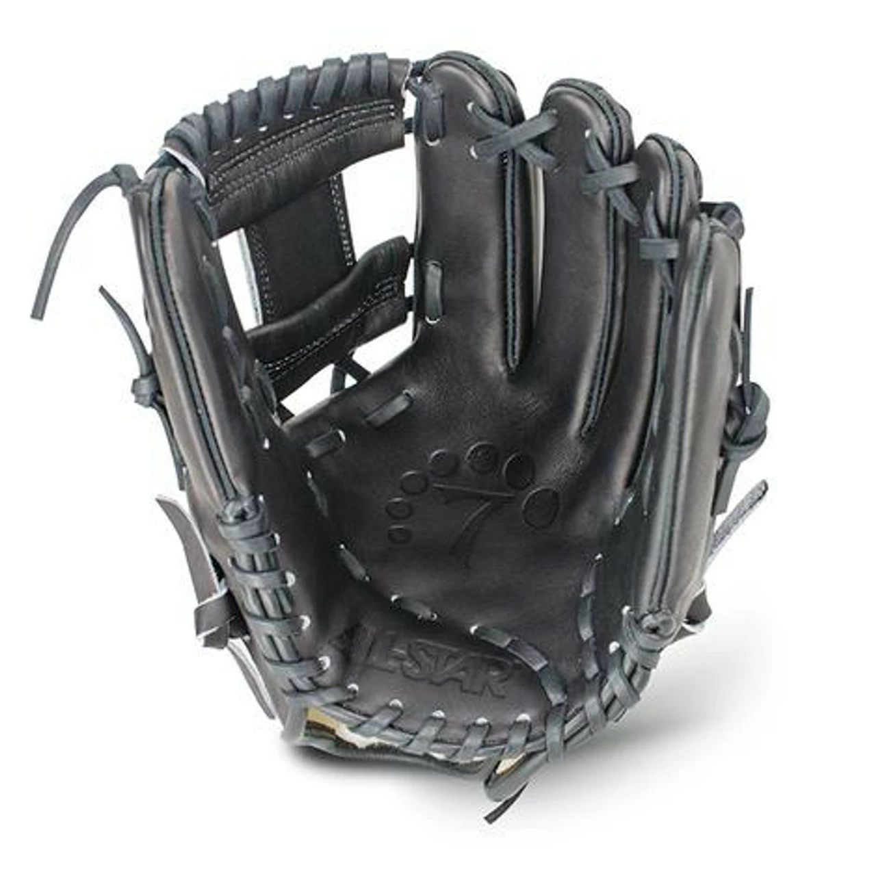 All-Star FGS7-IFBK Infield Baseball Glove All Black 11.5 Right Hand Throw 6 All-Star FGS7-IFBK Infield Baseball Glove All Black 11.5 Right Hand Throw - Image 6