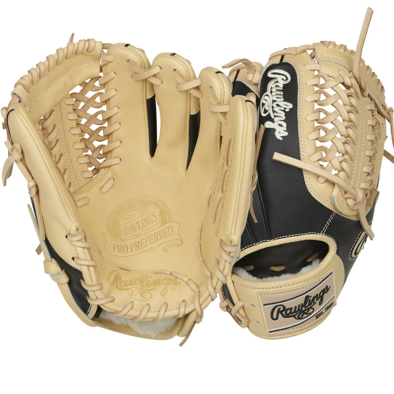 Rawlings Pro Preferred Baseball Glove Mod Trap Web 11.75 Inch Right Hand Throw 4 Rawlings Pro Preferred Baseball Glove Mod Trap Web 11.75 Inch Right Hand Throw - Image 4