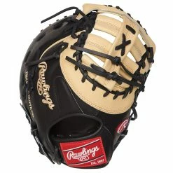 Rawlings Heart Of The Hide First Base Baseball Glove Camel Black 13 Inch Right Hand Throw
