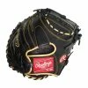 Rawlings R9 Series Baseball Catchers Mitt 1 Piece Solid Web 32.5 Inch Right Hand Throw