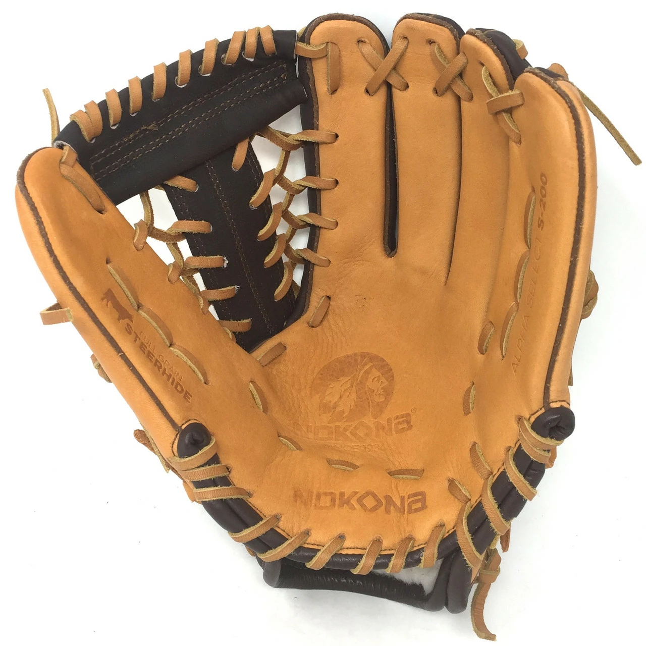 Nokona Youth Alpha Select 11.25 Baseball Glove 2020 Right Hand Throw 2 Nokona Youth Alpha Select 11.25 Baseball Glove 2020 Right Hand Throw - Image 2