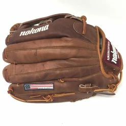 Nokona Walnut 12.75 Baseball Glove WB-1275H Right Hand Throw H Web -Baseball Gloves Sales Store IMG 2372 14076.1678063321
