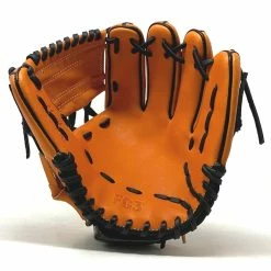 Classic Baseball Glove 11 Inch One Piece Orange Black Right Hand Throw -Baseball Gloves Sales Store IMG 5143 59648.1670626554