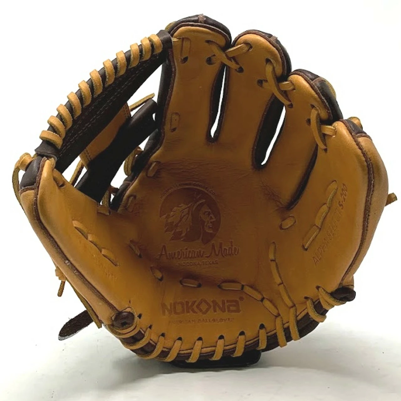 Nokona Alpha Select I-Web 11.25 Inch S-200I Youth Baseball Glove Right Hand Throw 2 Nokona Alpha Select I-Web 11.25 Inch S-200I Youth Baseball Glove Right Hand Throw - Image 2