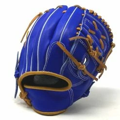 Custom Pro US Kip Blue Tan 12 Inch Baseball Glove Right Hand Throw -Baseball Gloves Sales Store IMG 5626 81318.1670176933