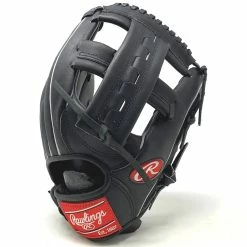 Rawlings Heart Of Hide RV23B Black Horween Baseball Glove Right Hand Throw -Baseball Gloves Sales Store IMG 5992 39280.1655412554