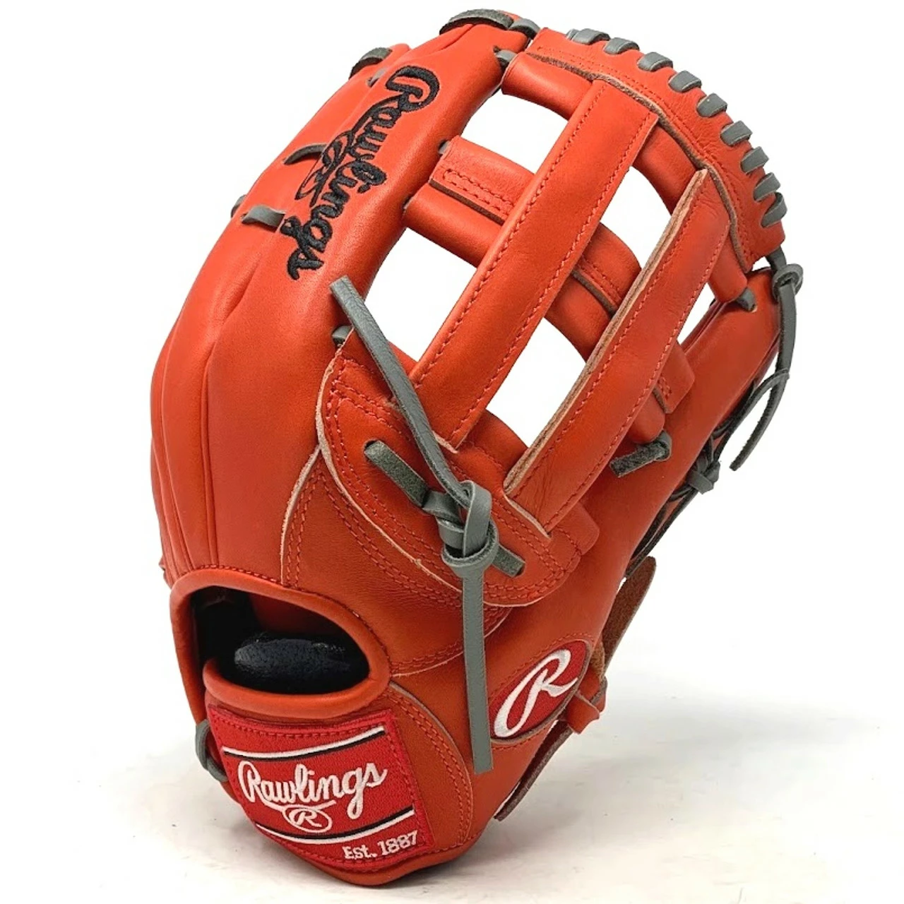 Rawlings Heart Of The Hide Red Orange 442 Baseball Glove 12.75 Inch Right Hand Throw 1 Rawlings Heart Of The Hide Red Orange 442 Baseball Glove 12.75 Inch Right Hand Throw