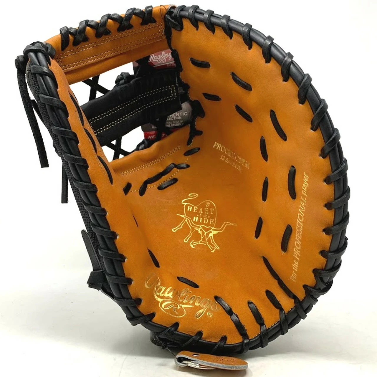 Rawlings Horween Heart Of The Hide CMHC2 12.75 Inch First Base Mitt Right Hand Throw 2 Rawlings Horween Heart Of The Hide CMHC2 12.75 Inch First Base Mitt Right Hand Throw - Image 2