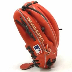 Rawlings Red Orange Heart Of The Hide 11.5 H Web Chocolate Lace Baseball Glove Right Hand Throw -Baseball Gloves Sales Store IMG 7055 07825.1667942819