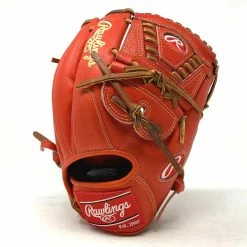 Rawlings Heart Of The Hide Red Orange 205-30 Baseball Glove 11.75 Right Hand Throw -Baseball Gloves Sales Store IMG 7120 43826.1668704872