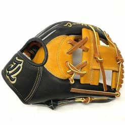 JL Glove Co Baseball Glove SO01 I Web 11.5 Inch Black Tan Right Hand Throw -Baseball Gloves Sales Store IMG 7406 53460.1673296780