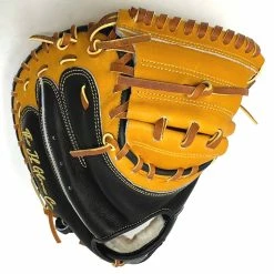 JL Glove Co Catchers Mitt BK11 33.5 Inch Black Tan Right Hand Throw -Baseball Gloves Sales Store IMG 7417 42934.1673296776