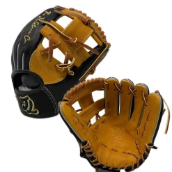 JL Glove Co Baseball Glove SO01 I Web 11.5 Inch Black Tan Right Hand Throw -Baseball Gloves Sales Store JL 115 1 26887.1673296780