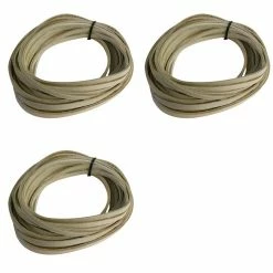 Tanners Camel Glove Lace Set Of 3 Of 1/4 Inch Width And 72 Inches Long Laces