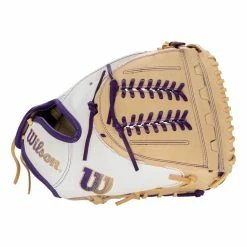 Wilson A2000 SuperSkin AM1 Spin Control Aubree Munro 34" Fastpitch Softball Catcher's Mitt -Baseball Gloves Sales Store bc96 01 23 wilson a2000 superskin am1 spin control aubree munro 34 fastpitch softball catchers mitt wbw10101834 36220 4 l