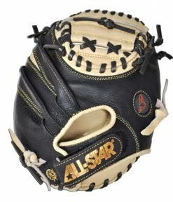 All-Star CM100TM Training Catchers Mitt 27 Inch Right Handed Throw -Baseball Gloves Sales Store cm100tm bk laces back 52376.1671654916