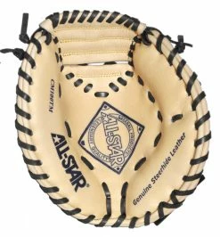 All-Star CM100TM Training Catchers Mitt 27 Inch Right Handed Throw -Baseball Gloves Sales Store cm100tm bk laces inside 07210.1671654916