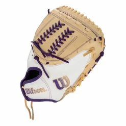 Wilson A2000 SuperSkin AM1 Spin Control Aubree Munro 34" Fastpitch Softball Catcher's Mitt -Baseball Gloves Sales Store d562 01 23 wilson a2000 superskin am1 spin control aubree munro 34 fastpitch softball catchers mitt wbw10101834 36220 3 l