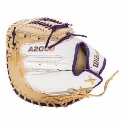 Wilson A2000 SuperSkin AM1 Spin Control Aubree Munro 34" Fastpitch Softball Catcher's Mitt -Baseball Gloves Sales Store d891 01 23 wilson a2000 superskin am1 spin control aubree munro 34 fastpitch softball catchers mitt wbw10101834 36220 5 l