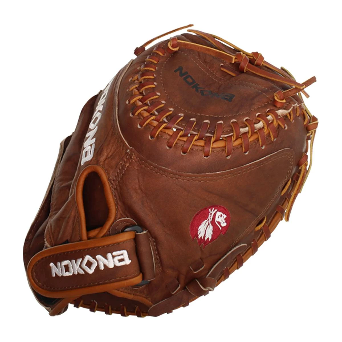 Nokona Walnut 32.5" Fastpitch Softball Catcher's Mitt 3 Nokona Walnut 32.5" Fastpitch Softball Catcher's Mitt - Image 3