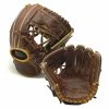 Classic Baseball Glove 11.25 Inch One Piece Oil Chestnut Right Hand Throw